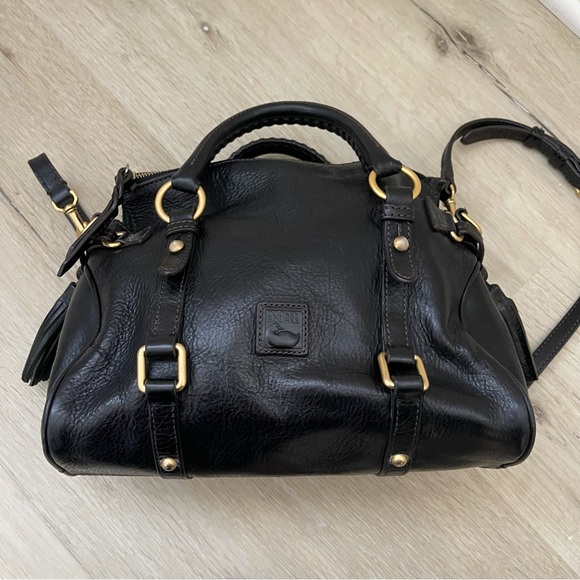 Dooney Bourke Black Leather Handbag - Picture 3 of 9